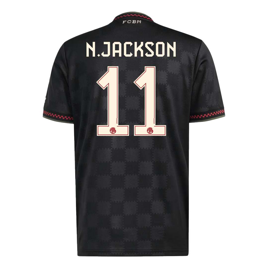 Koszulka piłkarska Bayern Monachium 2025/26 trzecia N.JACKSON #11 - Kibula