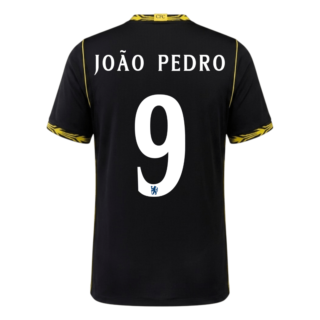 Koszulka piłkarska Chelsea UCL 2026/27 wyjazdowa JOÃO PEDRO #9