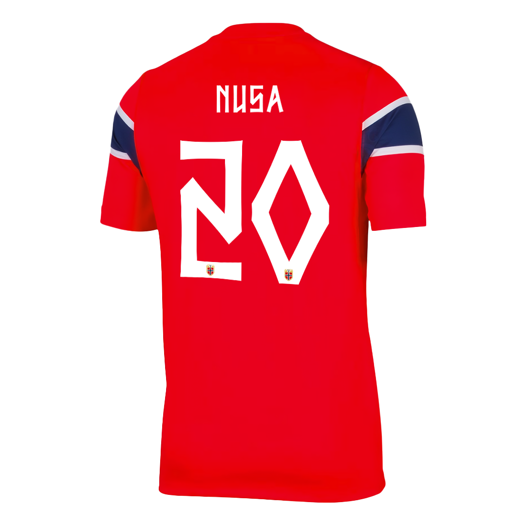 Koszulka piłkarska Norwegia Mundial 2026 domowa NUSA #20