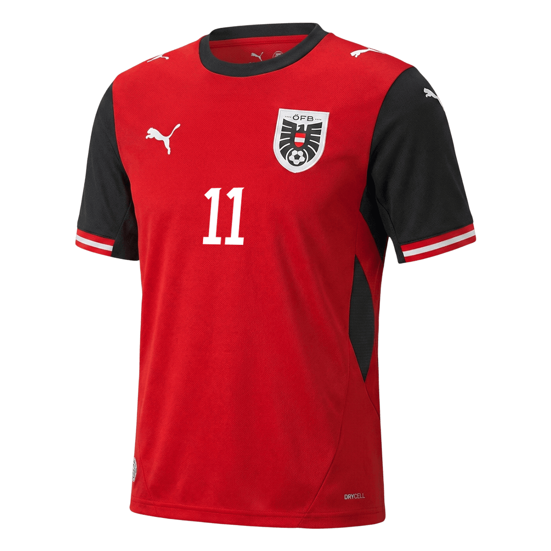Koszulka piłkarska Austria Mundial 2026 domowa GREGORITSCH #11