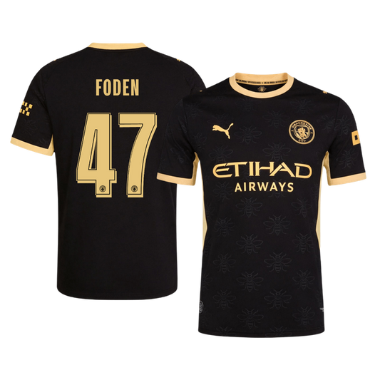 Koszulka piłkarska w wersji zawodniczej Manchester City UCL 2026/27 wyjazdowa FODEN #47