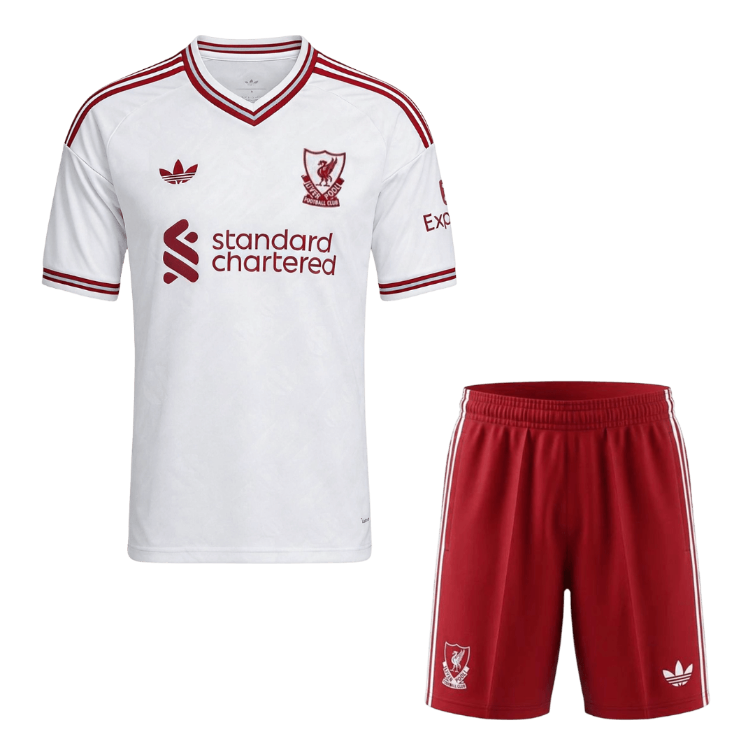 Męski zestaw piłkarski Liverpool 2026/27 wyjazdowa