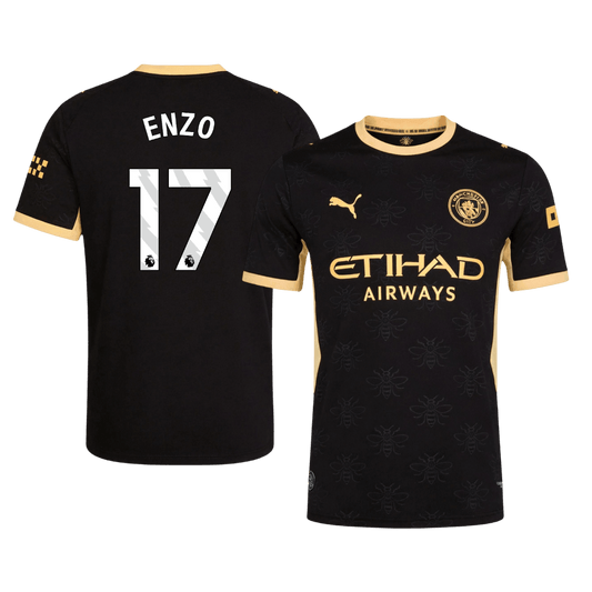 Koszulka piłkarska w wersji zawodniczej Manchester City 2026/27 wyjazdowa ENZO #17