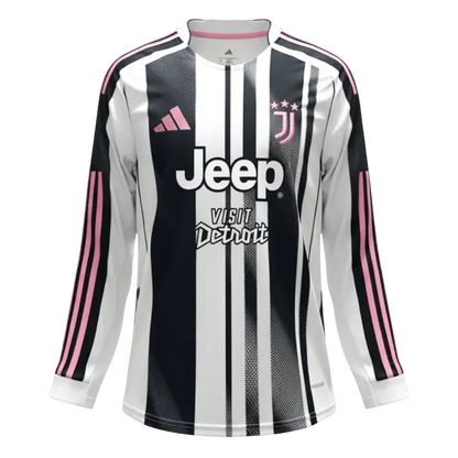 Koszulka piłkarska z długim rękawem Juventus 2025/26 domowa