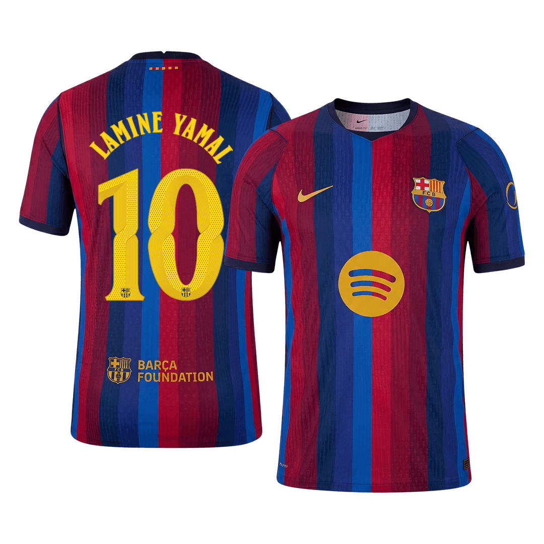 Koszulka piłkarska w wersji zawodniczej FC Barcelona UCL 2026/27 domowa LAMINE YAMAL #10