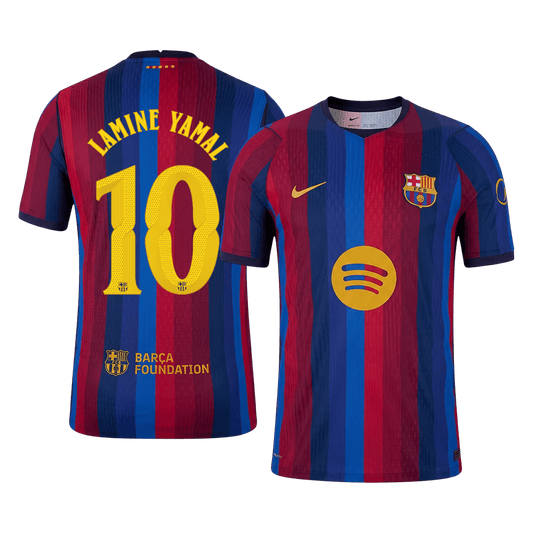 Koszulka piłkarska w wersji zawodniczej FC Barcelona UCL 2026/27 domowa LAMINE YAMAL #10