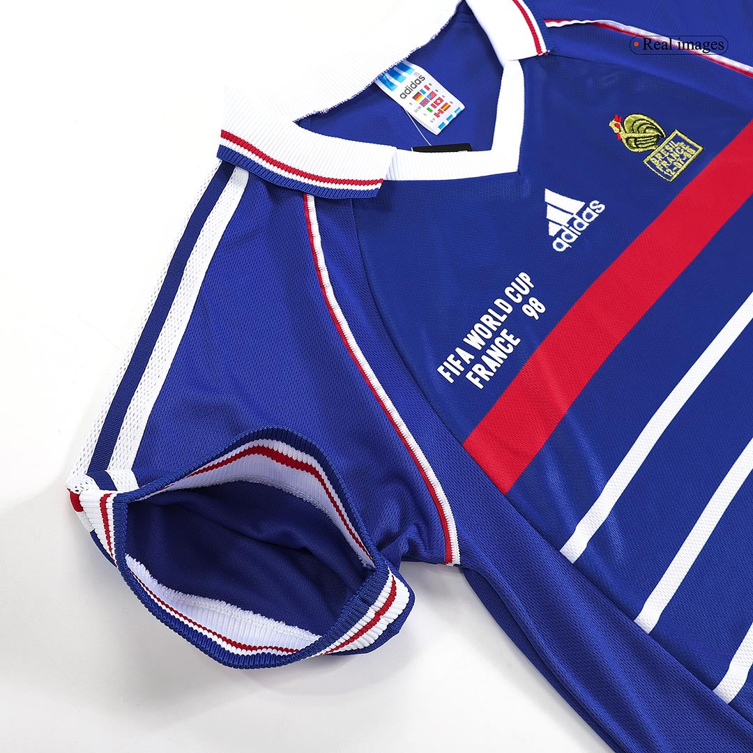 Koszulka piłkarska retro Francja Mundial 1998 domowa ZIDANE #10
