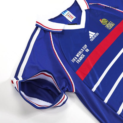 Koszulka piłkarska retro Francja Mundial 1998 domowa ZIDANE #10