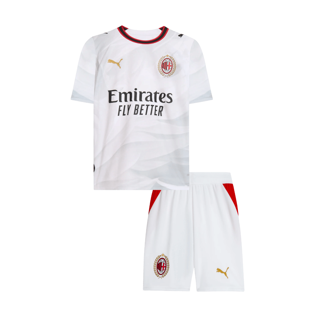 Dziecięcy zestaw piłkarski AC Milan 2026/27 wyjazdowa
