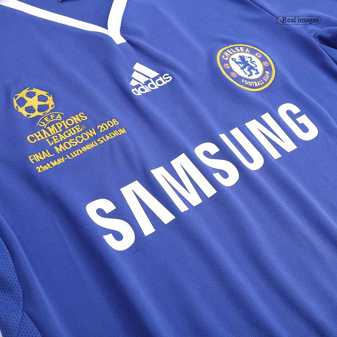 Koszulka piłkarska retro Chelsea UCL Final UCL 2008 domowa - Kibula