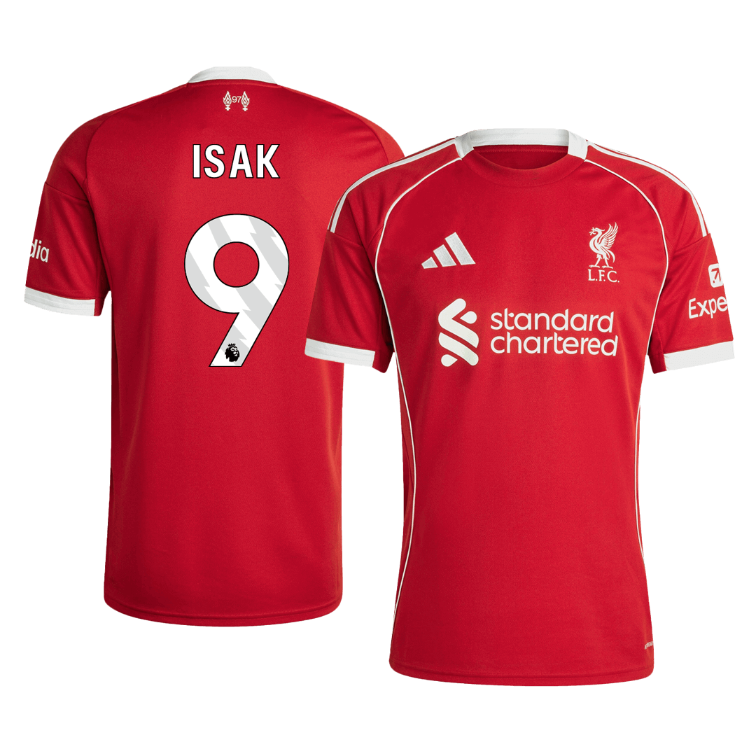 Koszulka piłkarska Liverpool 2025/26 domowa ISAK #9