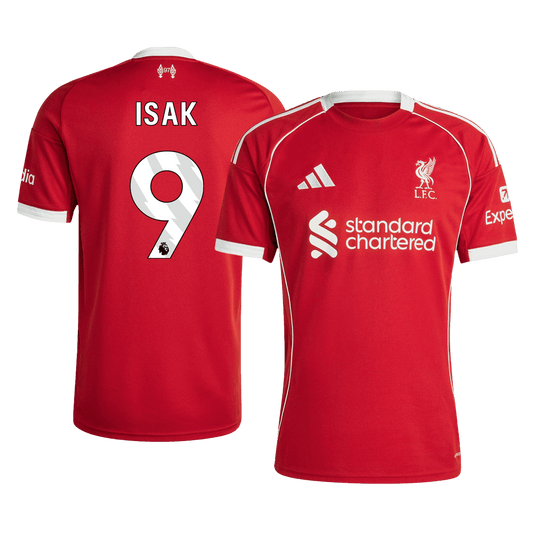 Koszulka piłkarska Liverpool 2025/26 domowa ISAK #9