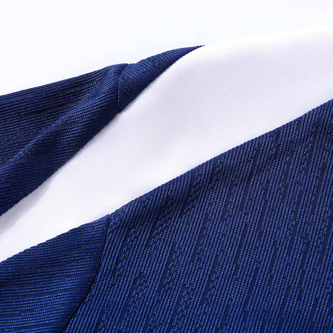 Męski dres treningowy z bluzą rozpinaną PSG 2025/26 granatowy