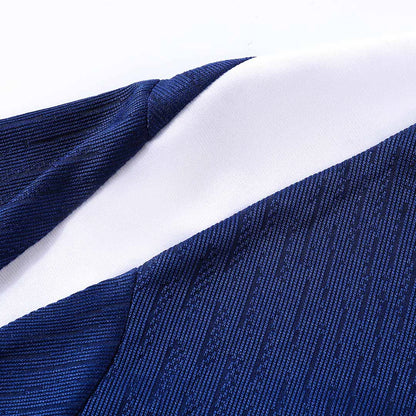 Męski dres treningowy z bluzą rozpinaną PSG 2025/26 granatowy