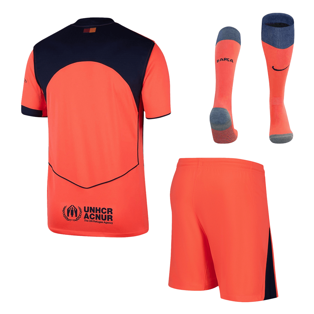 Męski pełny zestaw piłkarski FC Barcelona 2025/26 trzeci - Kibula
