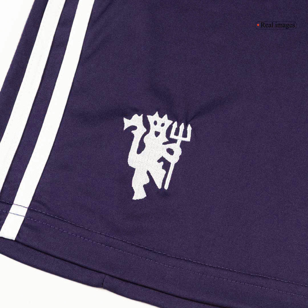 Męskie spodenki piłkarskie Manchester United 2025/26 wyjazdowe - Kibula