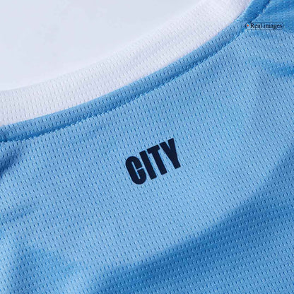 Dziecięcy zestaw piłkarski Manchester City 2025/26 domowy