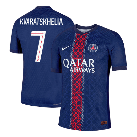 Koszulka piłkarska w wersji zawodniczej PSG 2025/26 domowa KVARATSKHELIA #7