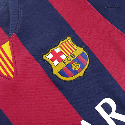 Koszulka piłkarska retro FC Barcelona 2014/15 domowa NEYMAR JR #11 - Kibula