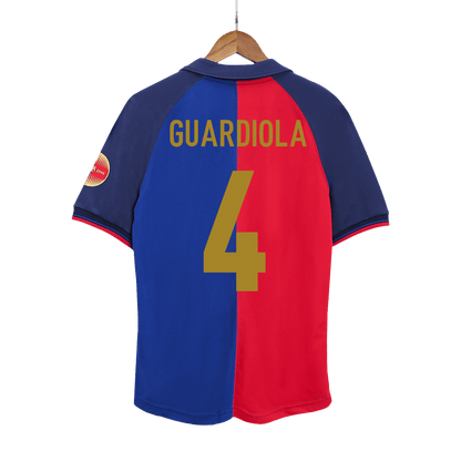 Koszulka piłkarska retro FC Barcelona 1999/00 domowa 100th Anniversary GUARDIOLA #4 - Kibula