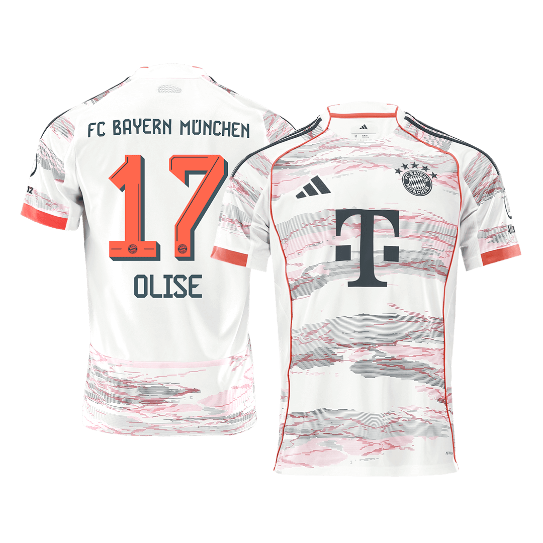 Koszulka piłkarska Bayern Monachium 2025/26 wyjazdowa OLISE #17 - Kibula