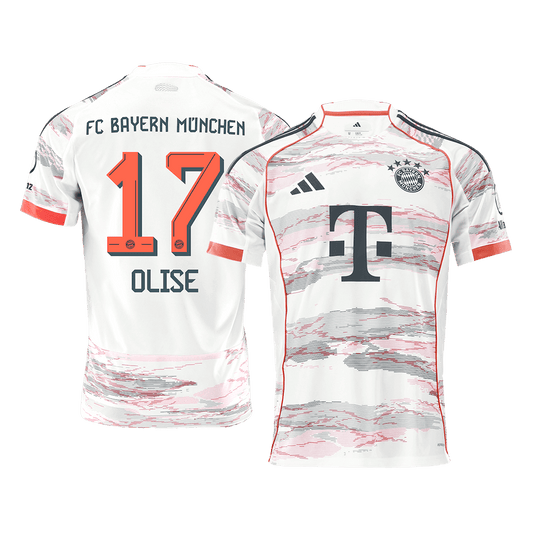 Koszulka piłkarska Bayern Monachium 2025/26 wyjazdowa OLISE #17 - Kibula