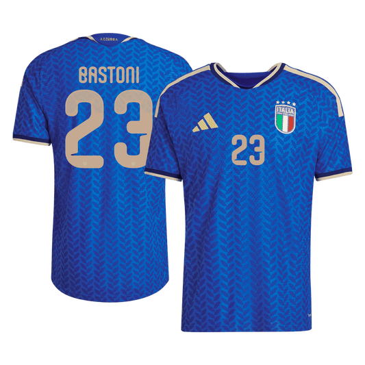 Koszulka piłkarska w wersji zawodniczej Włochy Mundial 2026 domowa BASTONI #23