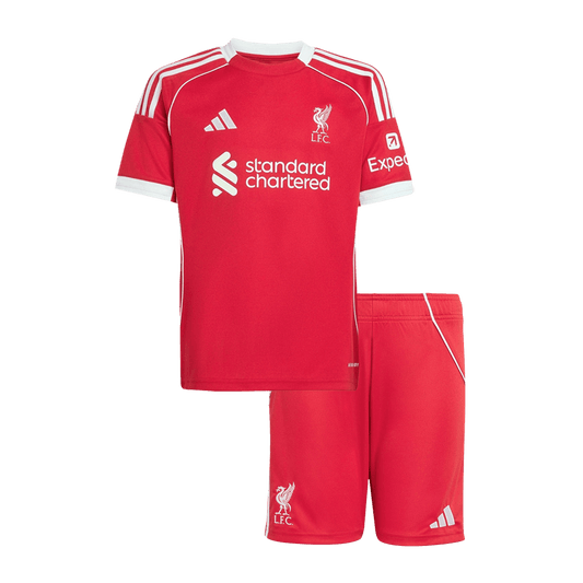 Dziecięcy zestaw piłkarski Liverpool 2025/26 domowy