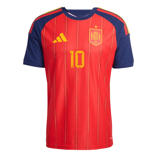 Koszulka piłkarska w wersji zawodniczej Hiszpania Mundial 2026 domowa OLMO #10