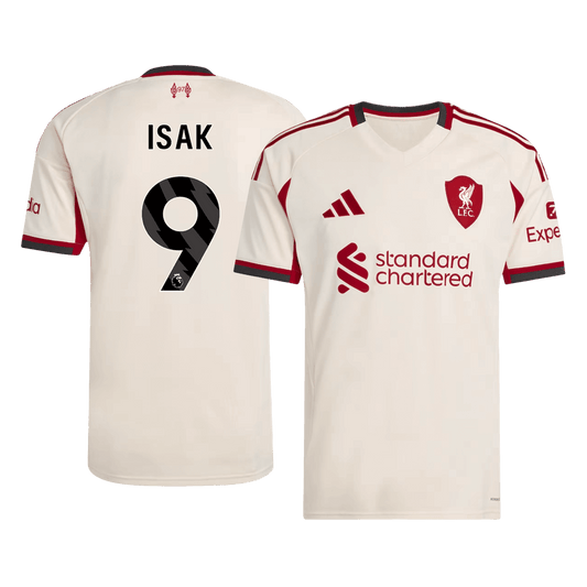 Koszulka piłkarska Liverpool 2025/26 wyjazdowa ISAK #9