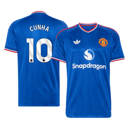 Koszulka piłkarska w wersji zawodniczej Manchester United 2026/27 wyjazdowa CUNHA #10