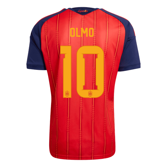 Koszulka piłkarska Hiszpania Mundial 2026 domowa OLMO #10