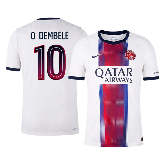 Koszulka piłkarska w wersji zawodniczej PSG 2026/27 wyjazdowa O. DEMBÉLÉ #10