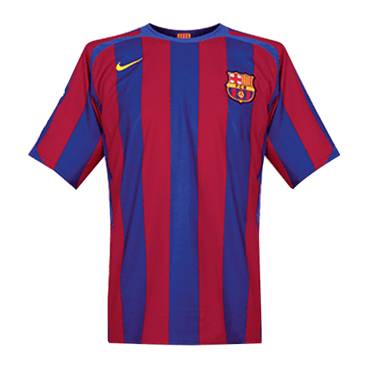 Koszulka piłkarska retro FC Barcelona UCL 2005/06 domowa - Kibula