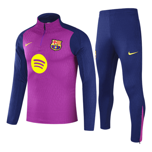 Męski dres treningowy FC Barcelona 2025/26 fioletowy - Kibula