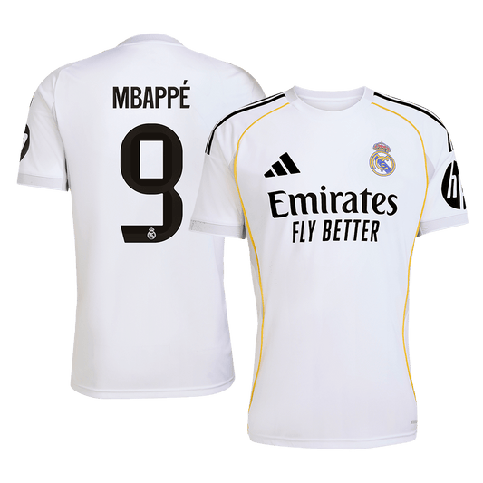 Koszulka piłkarska Real Madryt 2025/26 domowa MBAPPÉ #9