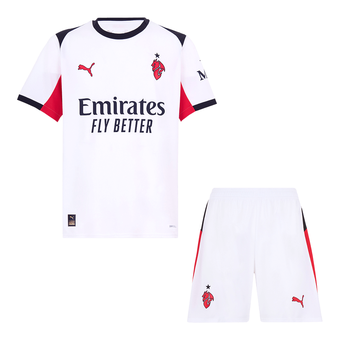 Męski zestaw piłkarski AC Milan 2025/26 wyjazdowy - Kibula