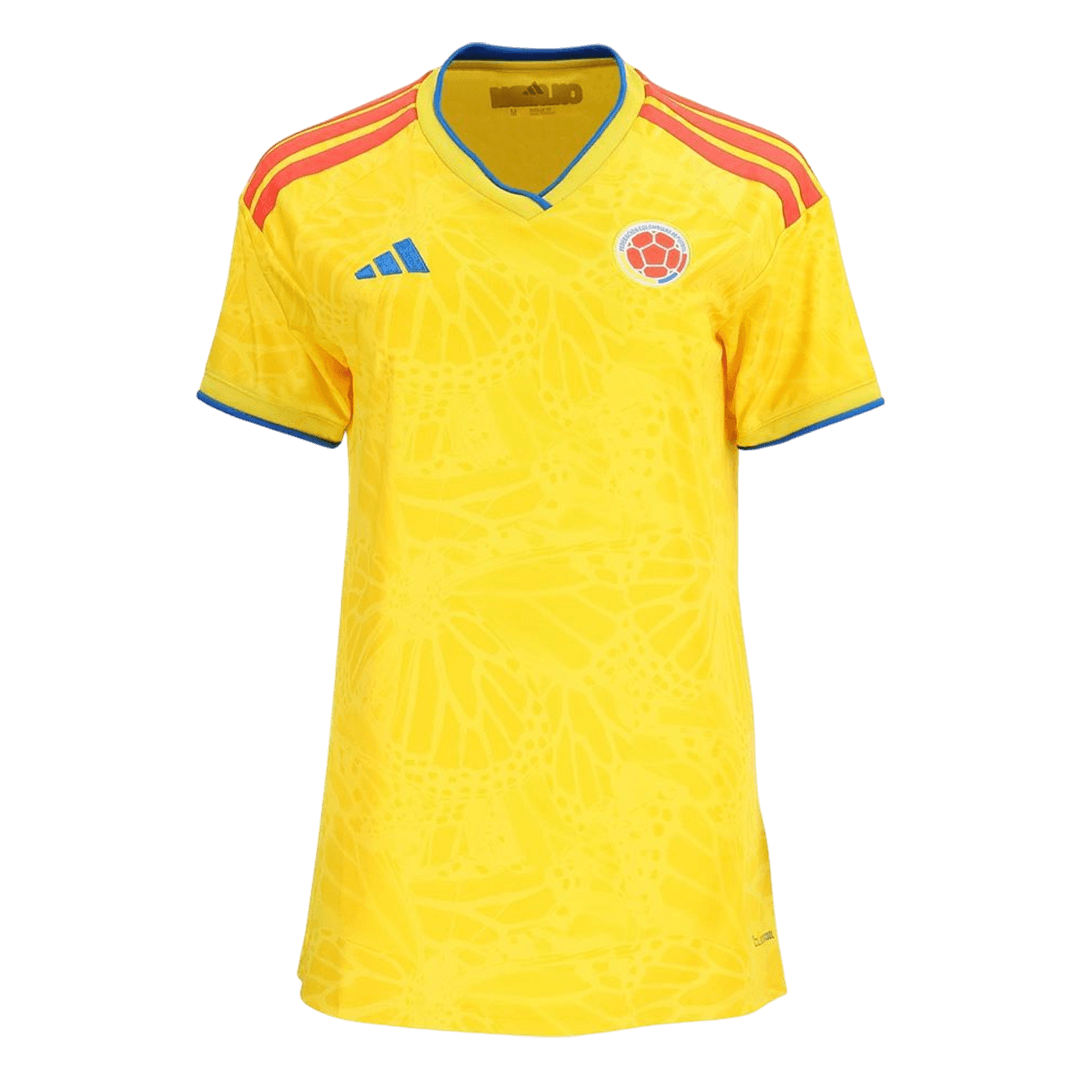 Damska koszulka piłkarska Kolumbia Mundial 2026 domowa