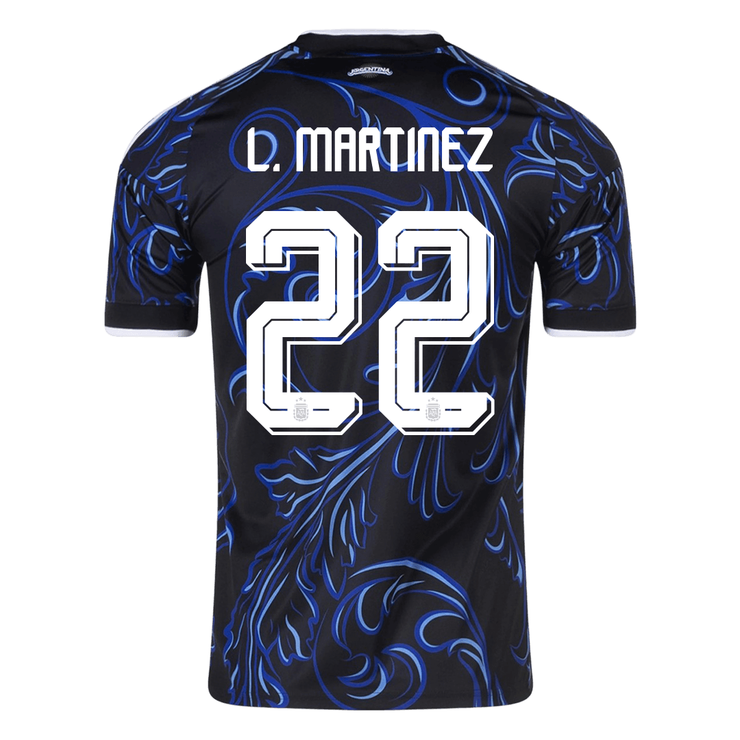 Koszulka piłkarska Argentyna Mundial 2026 wyjazdowa L. MARTINEZ #22