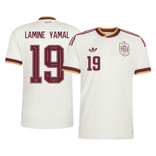 Koszulka piłkarska Hiszpania Mundial 2026 wyjazdowa LAMINE YAMAL #19