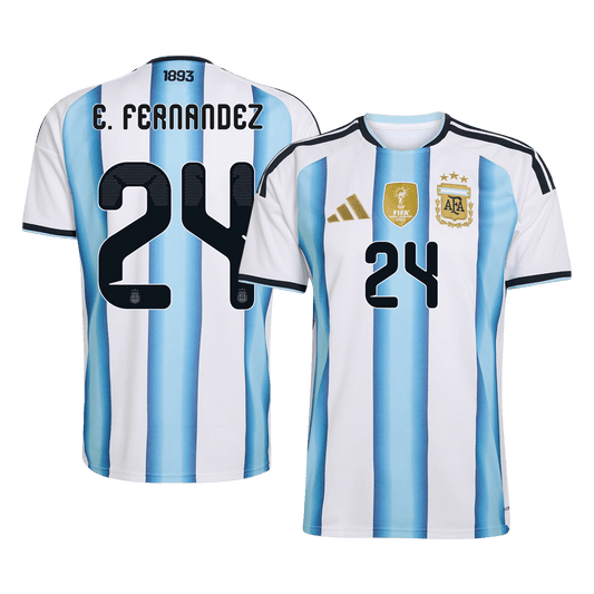 Koszulka piłkarska Argentyna Mundial 2026 domowa E. FERNANDEZ #24