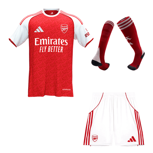 Męski pełny zestaw piłkarski Arsenal 2025/26 domowy