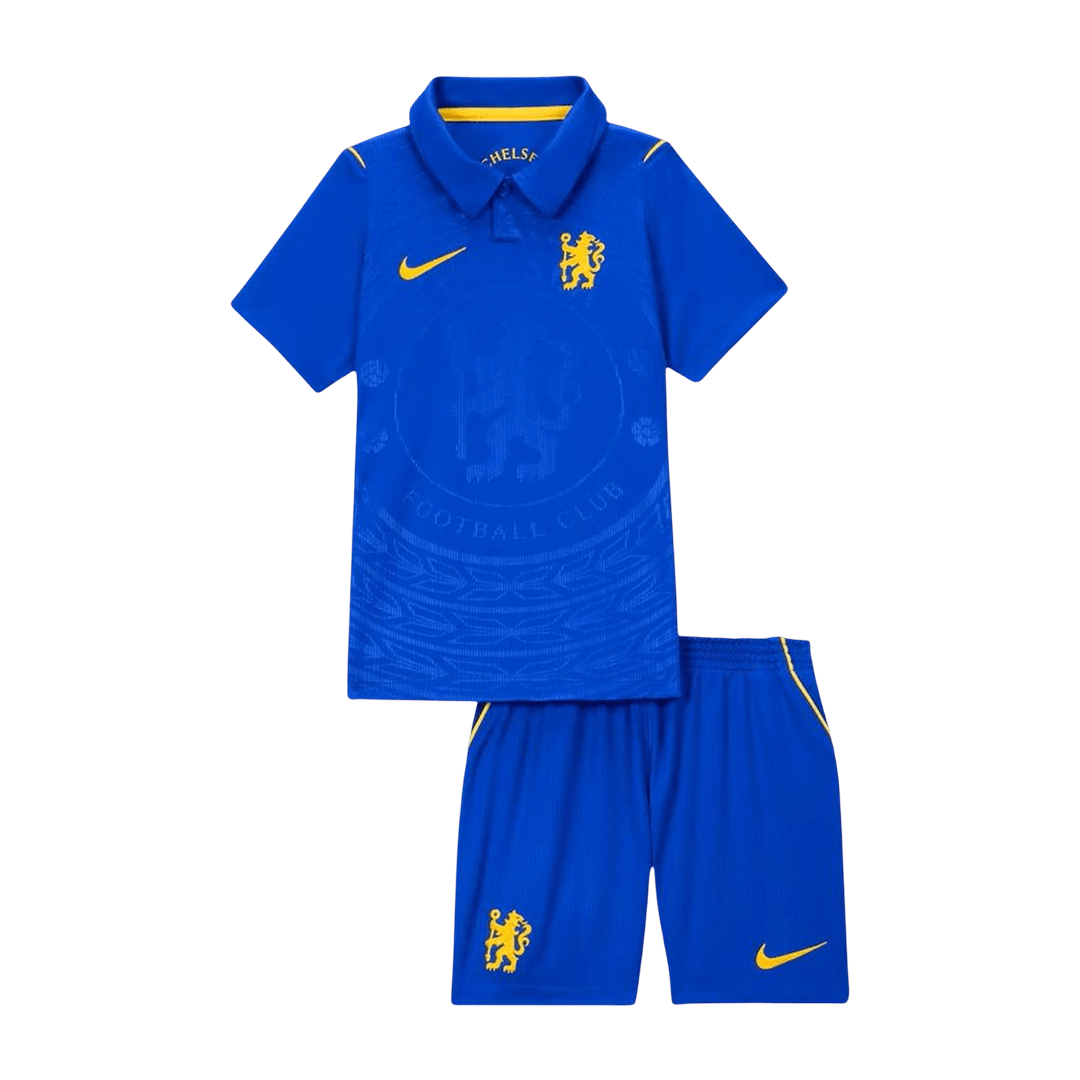 Dziecięcy zestaw piłkarski Chelsea 2026/27 domowy - Kibula
