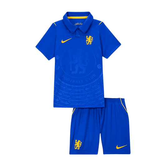 Dziecięcy zestaw piłkarski Chelsea 2026/27 domowy - Kibula