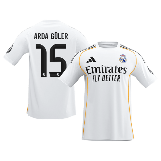Koszulka piłkarska Real Madryt 2025/26 domowa ARDA GÜLER #15