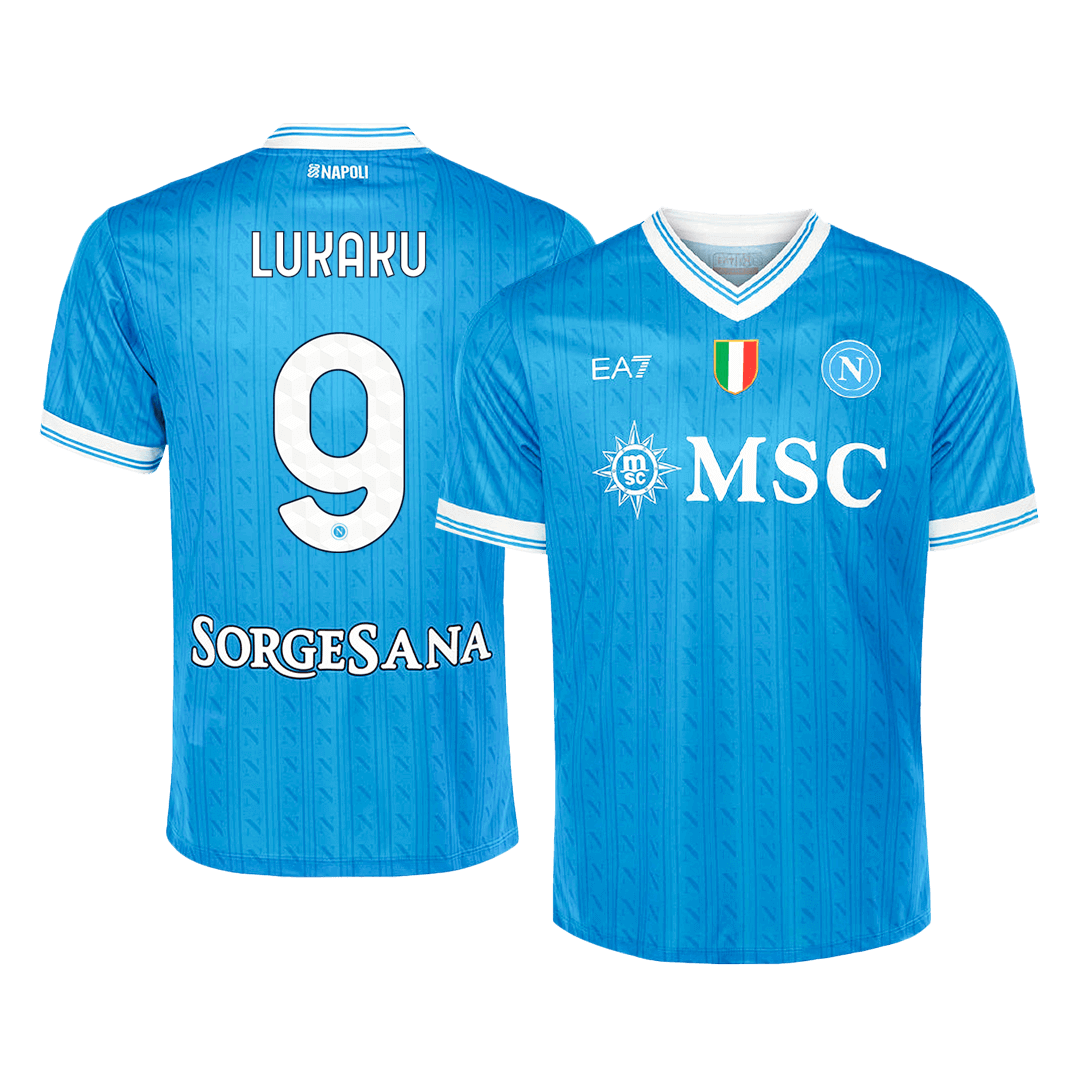 Koszulka piłkarska Napoli 2025/26 domowa LUKAKU #9
