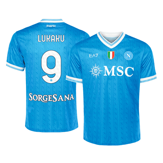Koszulka piłkarska Napoli 2025/26 domowa LUKAKU #9