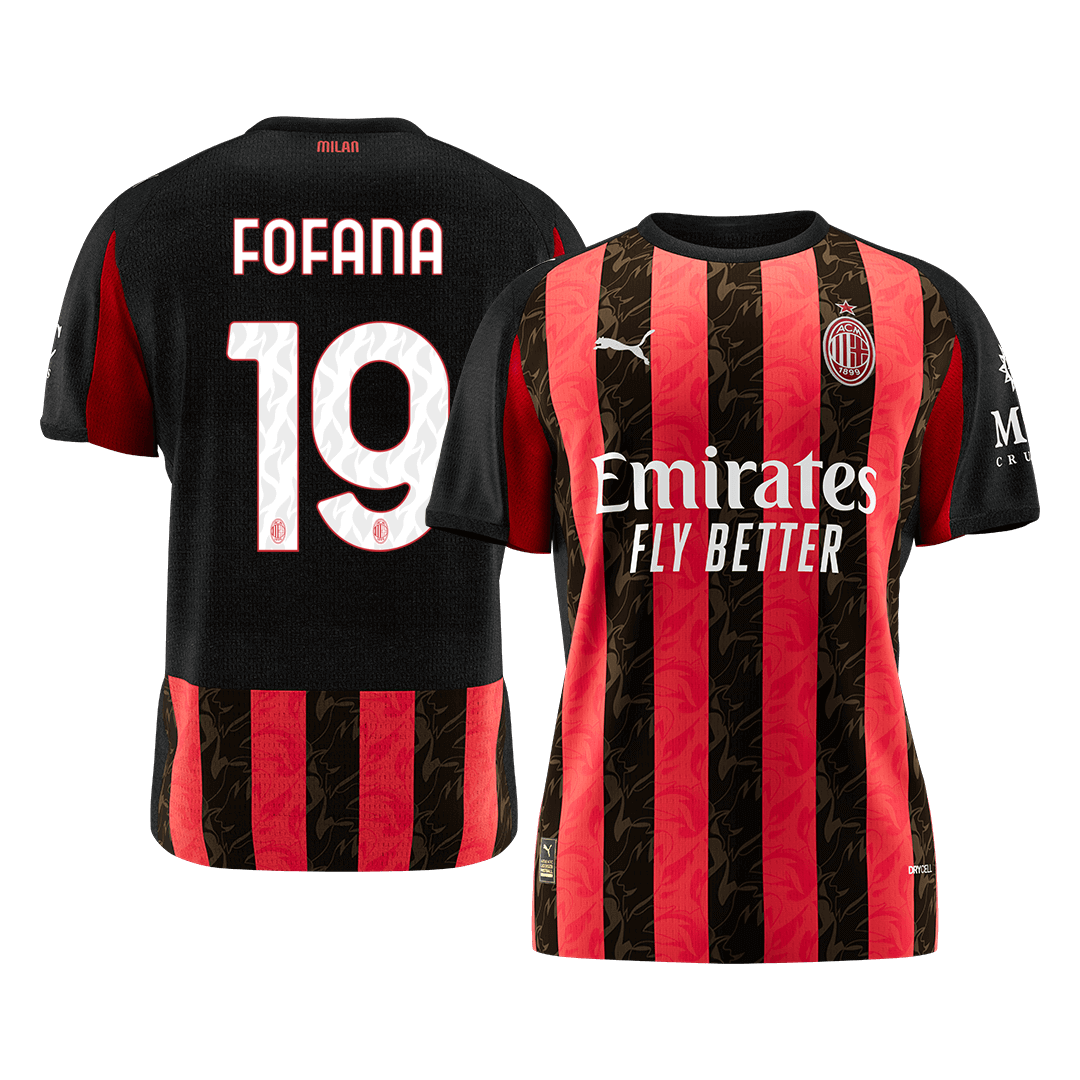 Koszulka piłkarska AC Milan 2025/26 domowa FOFANA #19