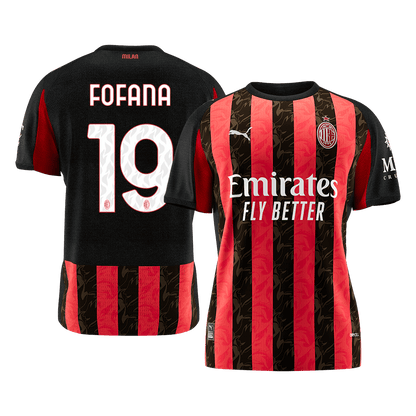 Koszulka piłkarska AC Milan 2025/26 domowa FOFANA #19