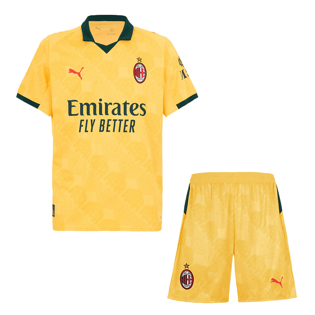 Męski zestaw piłkarski AC Milan 2025/26 trzeci - Kibula